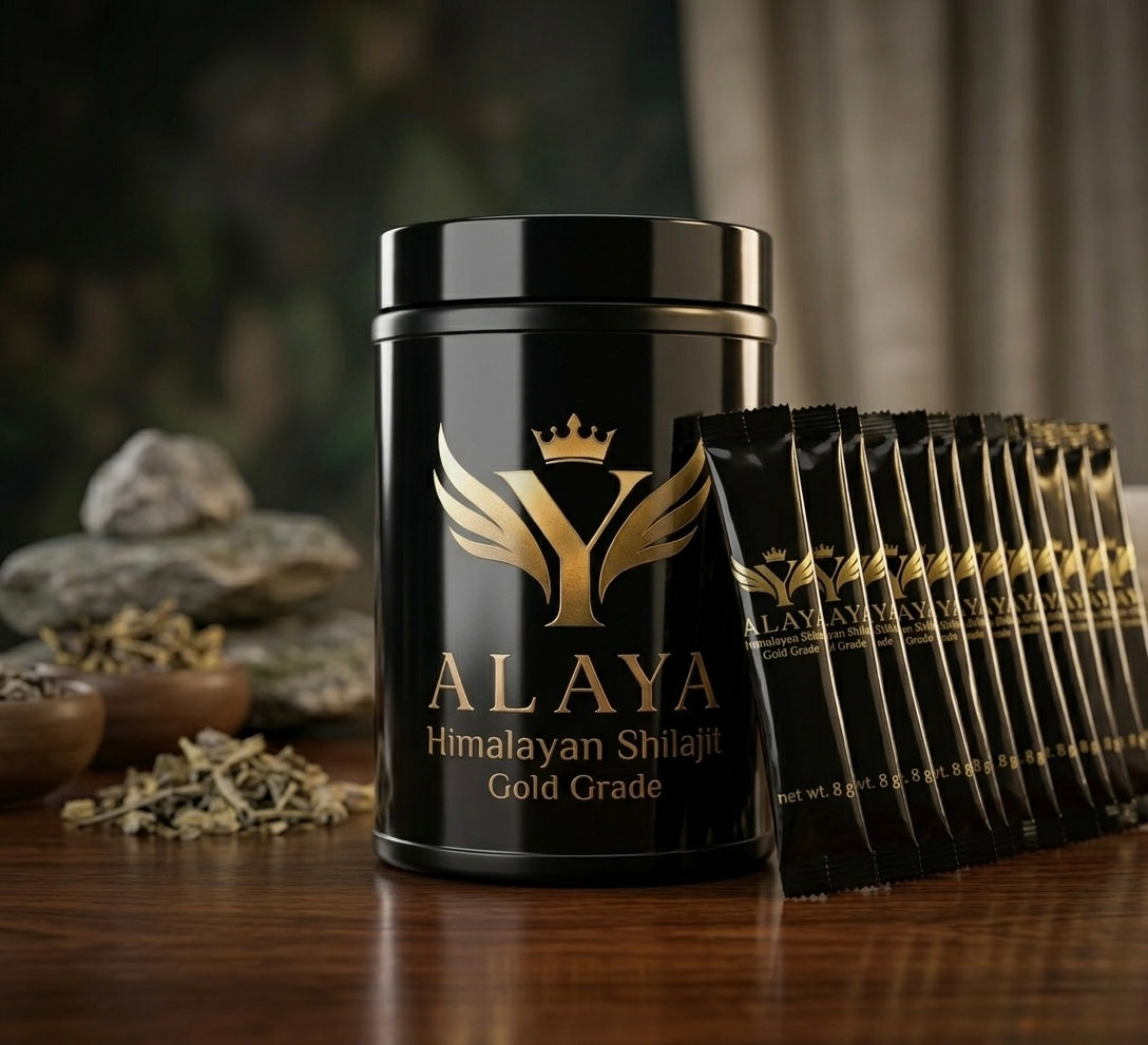 ALAYA Himalayan Shilajit - Gold Grade Sticks (30 Pack)