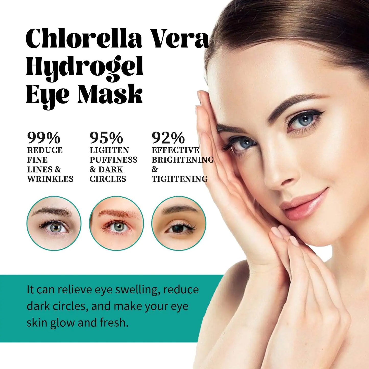 Chlorella & Aloe Vera Refreshing Eye Patches
